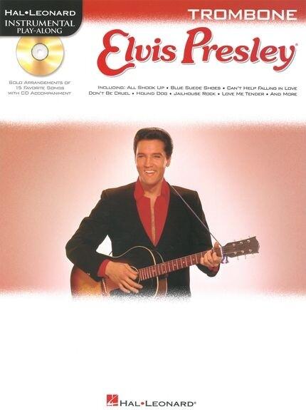 Elvis Presley for Trombone: Instrumental Play-Along Book/Online Audio [With CD (Audio)]