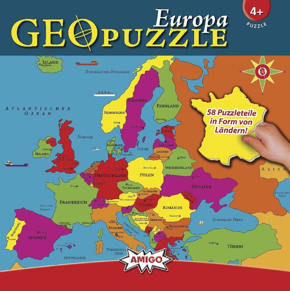 Geo Puzzle Europa