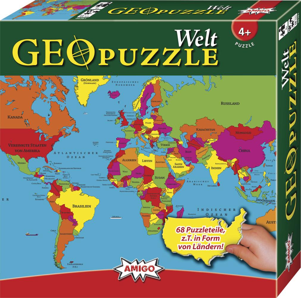 Geo Puzzle Welt