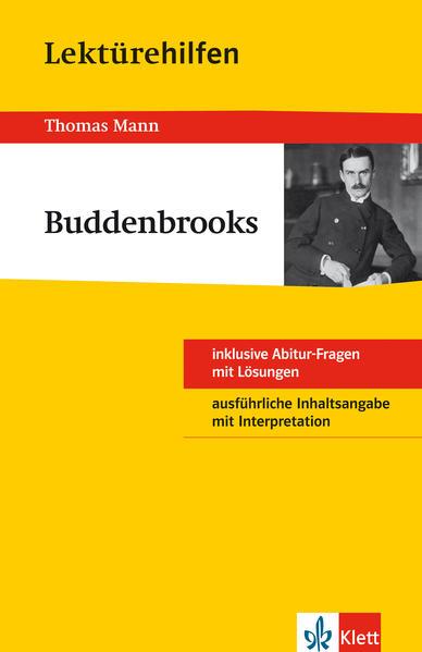 Lektürehilfen Thomas Mann "Buddenbrooks"