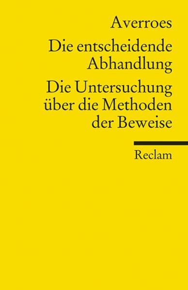 Die entscheidende Abhandlung. Die Untersuchung über die Methoden der Beweise