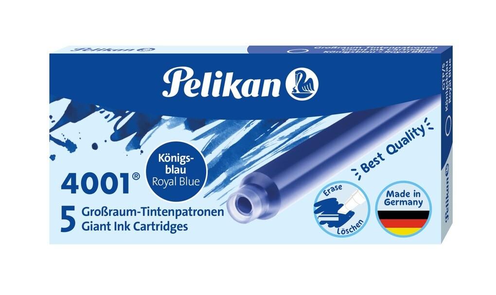 Pelikan Tintenpatronen 4001® Großraum, 5er Set Königsblau