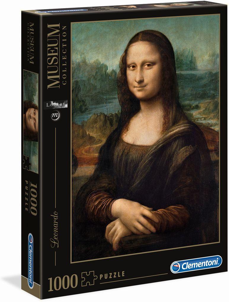 Clementoni - Musee du Louvre - Leonardo - Mona Lisa, 1000 Teile
