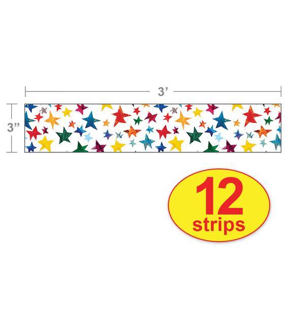 The World of Eric Carle Sparkling Stars Straight Bulletin Board Borders