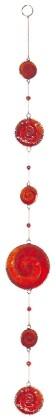 Suncatcher Spiral Fiberglas rot-orange 72 cm