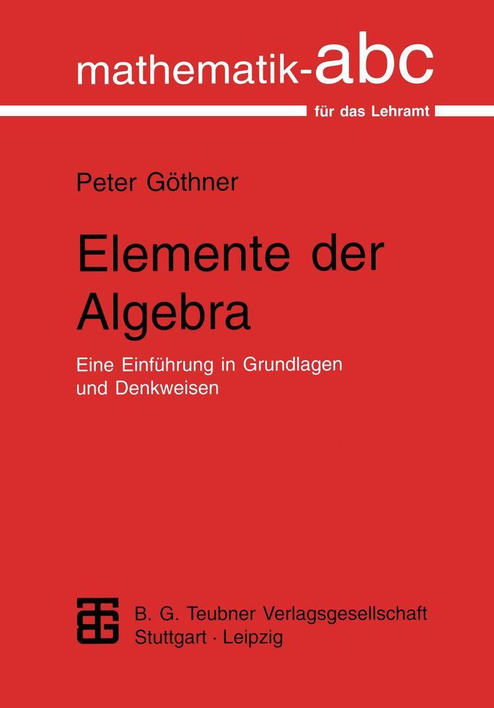 Elemente der Algebra