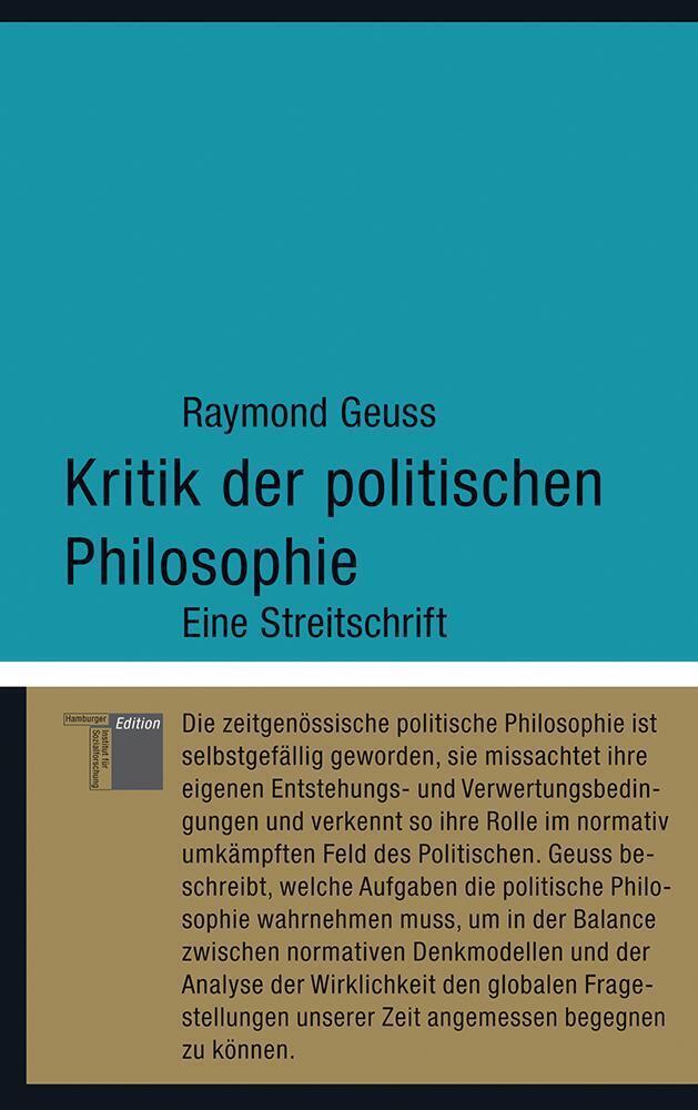 Kritik der politischen Philosophie