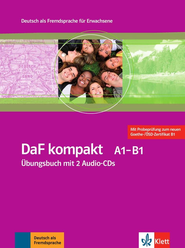 DaF kompakt. Übungsbuch mit 2 Audio-CDs A1-B1