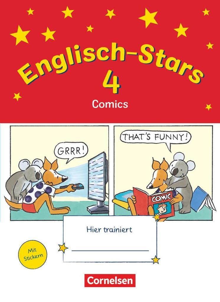Englisch-Stars 4. Schuljahr. Übungsheft Comics