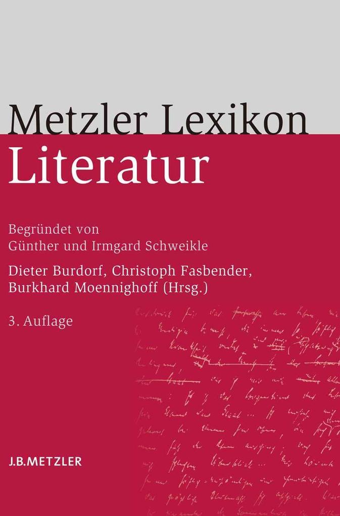 Metzler Lexikon Literatur