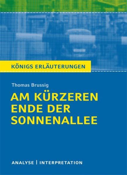 Am kürzeren Ende der Sonnenallee. Textanalyse und Interpretation zu Thomas Brussig