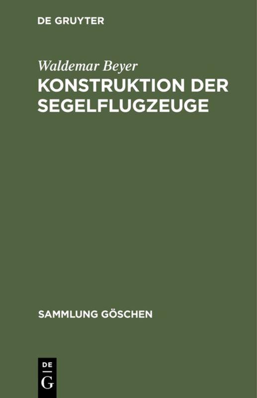 Konstruktion der Segelflugzeuge