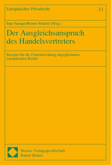 Der Ausgleichsanspruch des Handelsvertreters