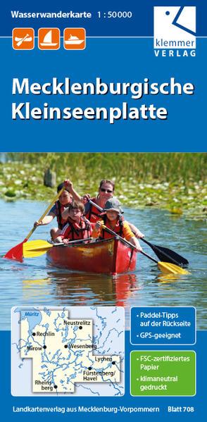 Wasserwanderkarte Mecklenburgische Kleinseenplatte