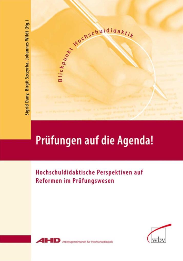 Prüfungen auf die Agenda!