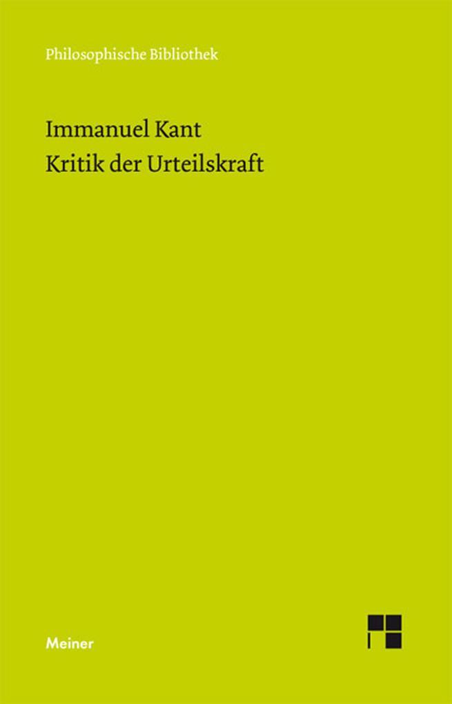 Kritik der Urteilskraft