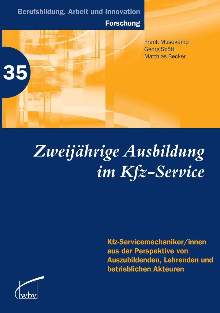 Zweijährige Berufsausbildung im Kfz-Service