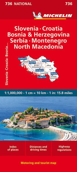 Michelin Slowenien Montenegro Bosnien Kroatien Serbien