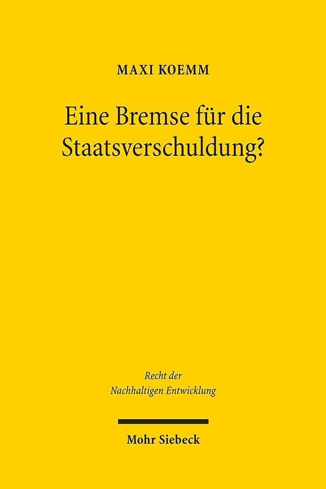 Eine Bremse für die Staatsverschuldung?