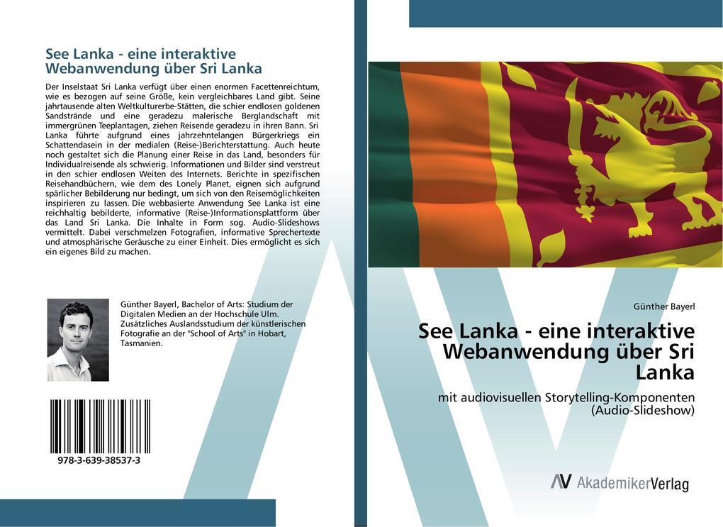 See Lanka - eine interaktive Webanwendung über Sri Lanka