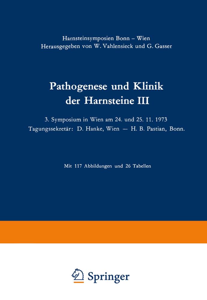 Pathogenese und Klinik der Harnsteine III