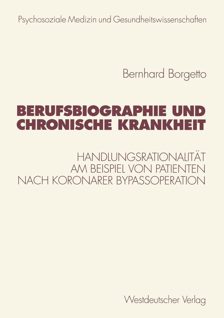 Berufsbiographie und chronische Krankheit