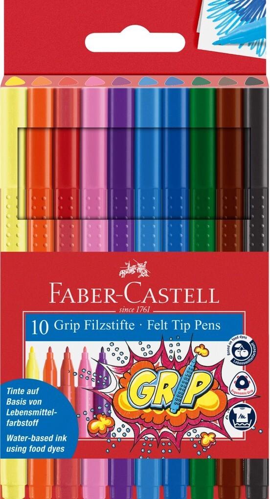 Faber-Castell Filzstift Grip Colour Marker 10er Etui