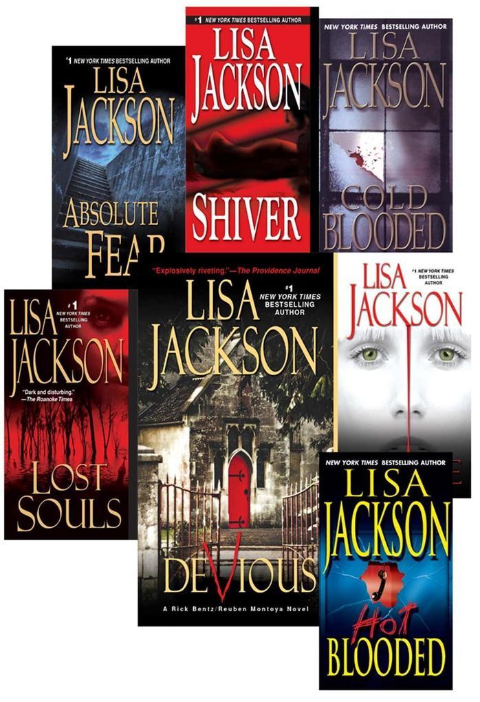 Lisa Jackson's Bentz & Montoya Bundle: Shiver, Absolute Fear, Lost Souls, Hot Blooded, Cold Blooded, Malice & Devious