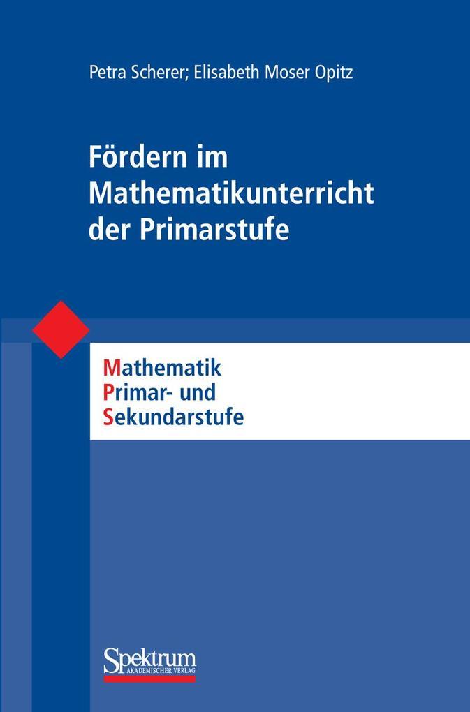 Fördern im Mathematikunterricht der Primarstufe