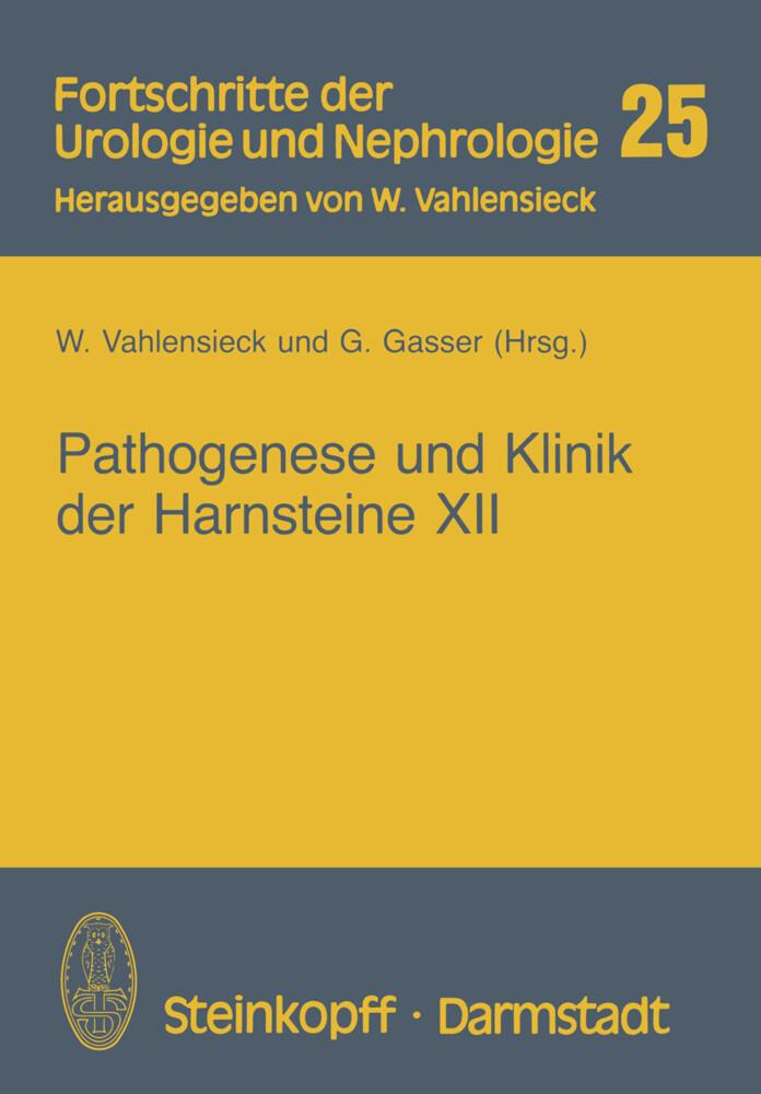 Pathogenese und Klinik der Harnsteine XII