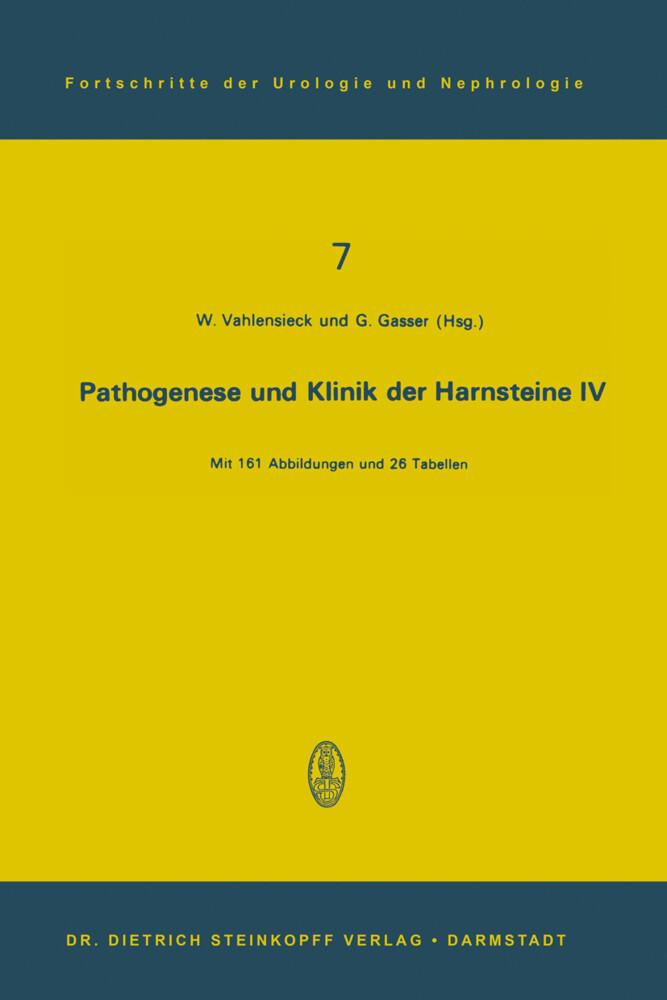 Pathogenese und Klinik der Harnsteine IV