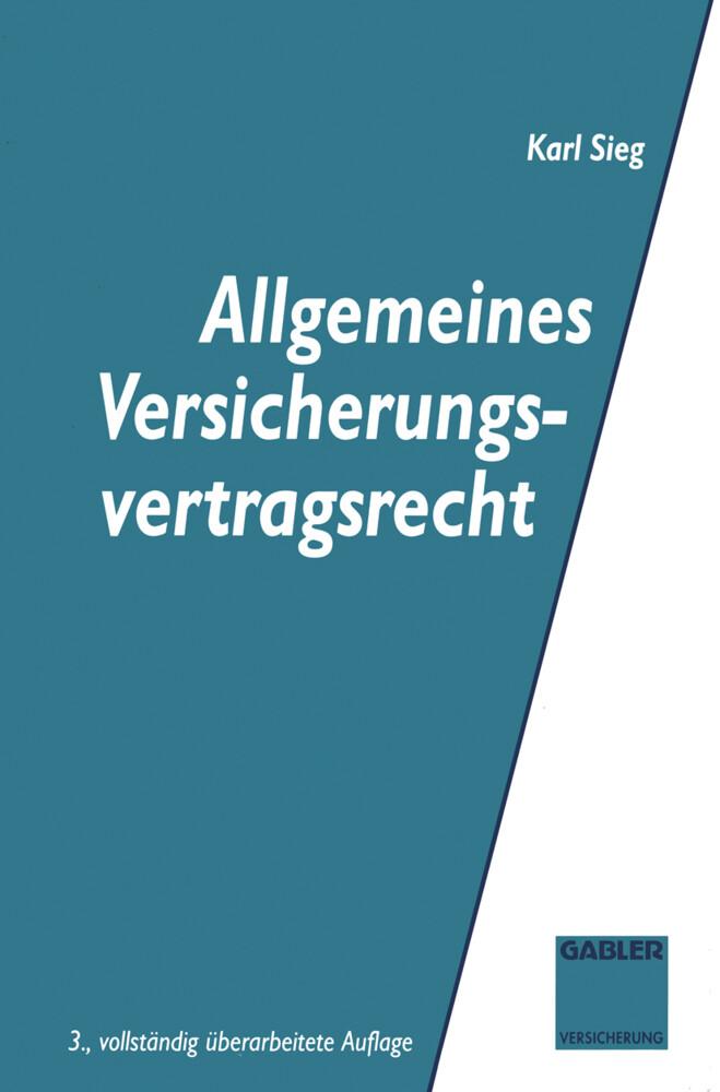 Allgemeines Versicherungsvertragsrecht