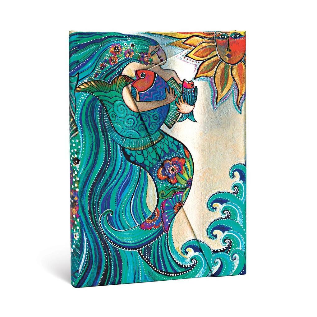 Paperblanks Ocean Song Whimsical Creations Hardcover MIDI Lined Wrap Closure 160 Pg 120 GSM