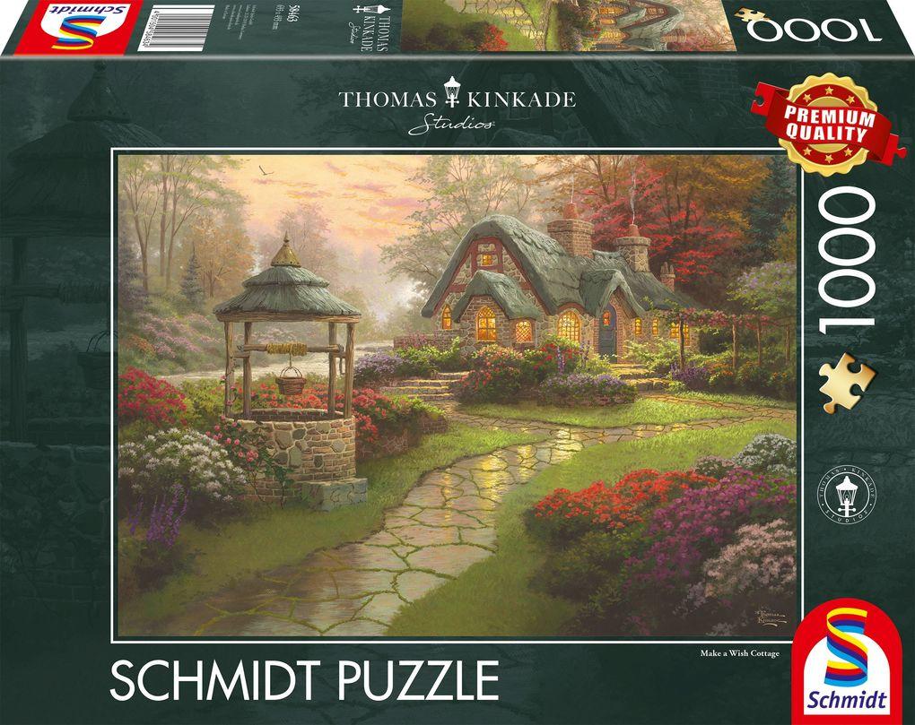 Haus mit Brunnen Puzzle 1.000 Teile