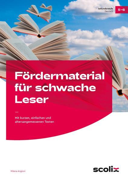 Fördermaterial für schwache Leser - Klasse 5-6