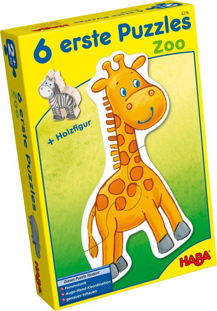 6 erste Puzzles - Zoo