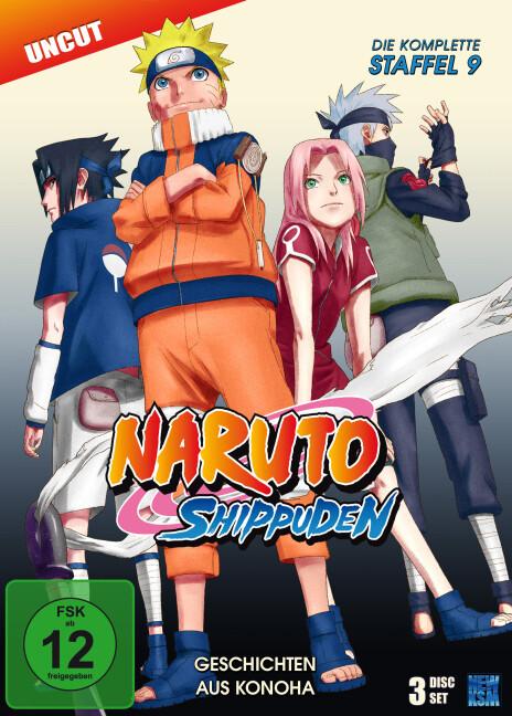 Naruto Shippuden. Staffel.9, 3 DVDs