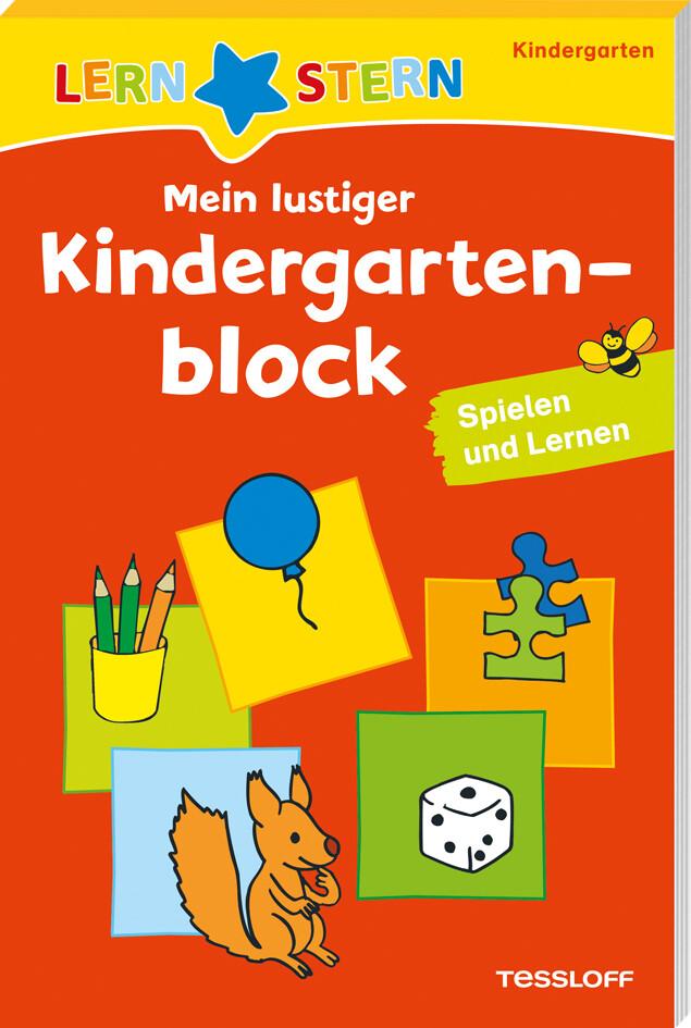 Lernstern: Mein lustiger Kindergartenblock. Spielen und Lernen ab 3 Jahren