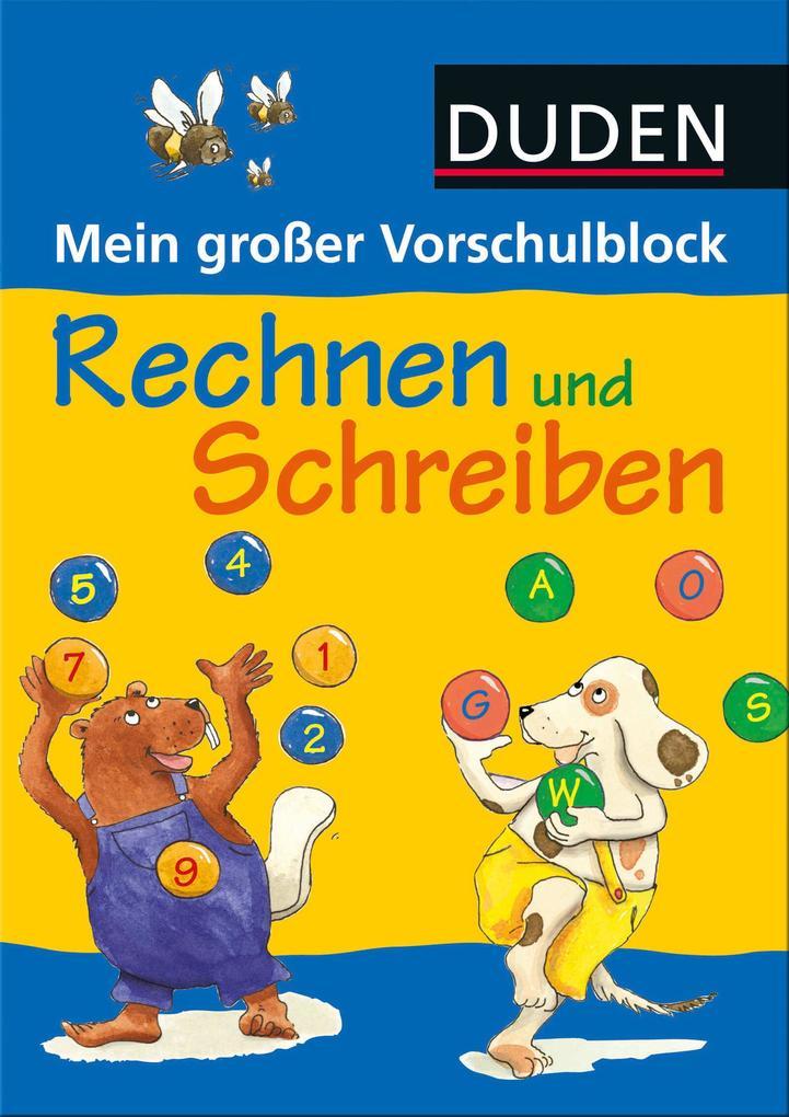 Mein großer Vorschulblock - Rechnen und Schreiben