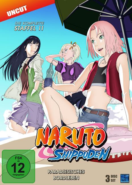 Naruto Shippuden Paradiesisches Bordleben. Staffel.11, 3 DVDs (Uncut)