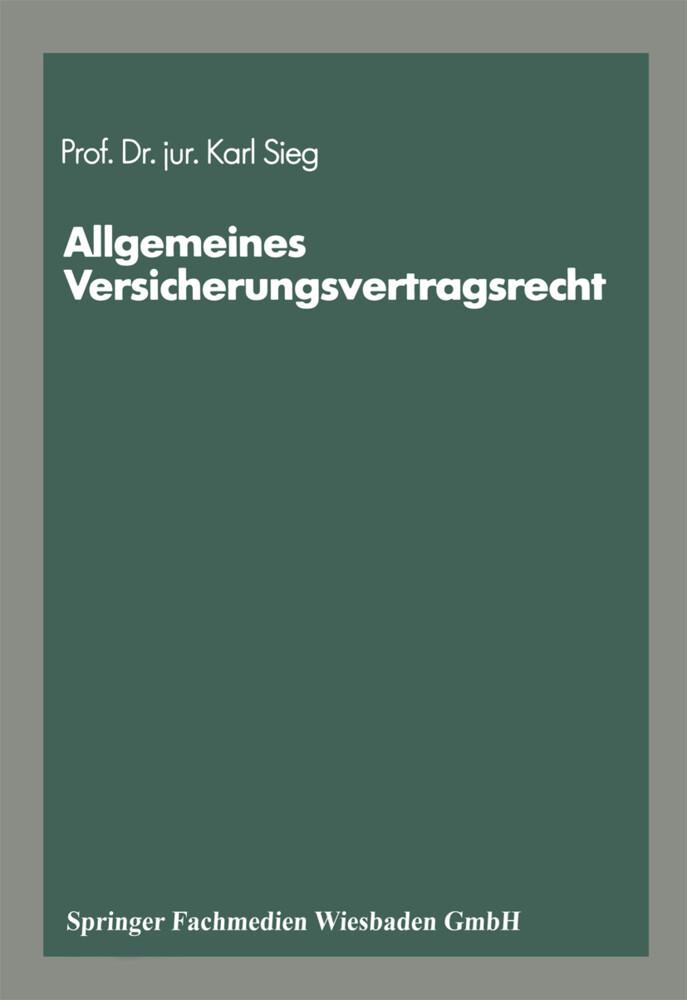 Schriftenreihe Die Versicherung