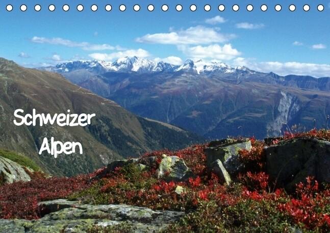 Schweizer Alpen (Tischkalender immerwährend DIN A5 quer)