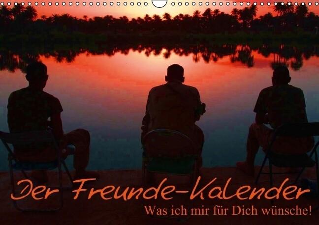 Der Freunde-Kalender (Wandkalender immerwährend DIN A3 quer)