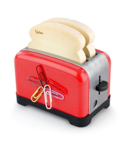 Der ultimative OfficeToaster - Desktop Organizer mit Spitzer - Haftnotizen Halter - Stifthalter mit