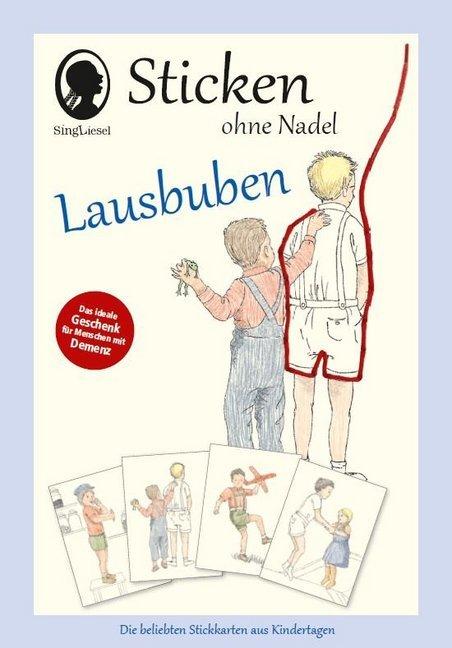 Sticken ohne Nadel "Lausbuben"