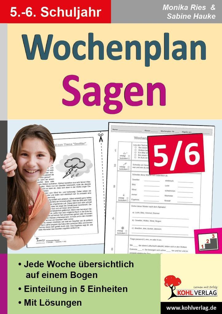 Wochenplan Sagen 5/6