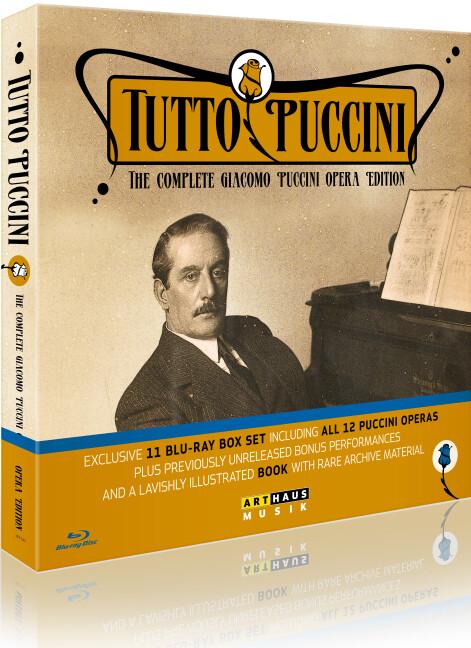 Tutto Puccini, 11 Blu-rays