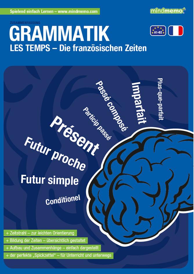 mindmemo Lernfolder - Les temps - Die französischen Zeiten - Zusammenfassung