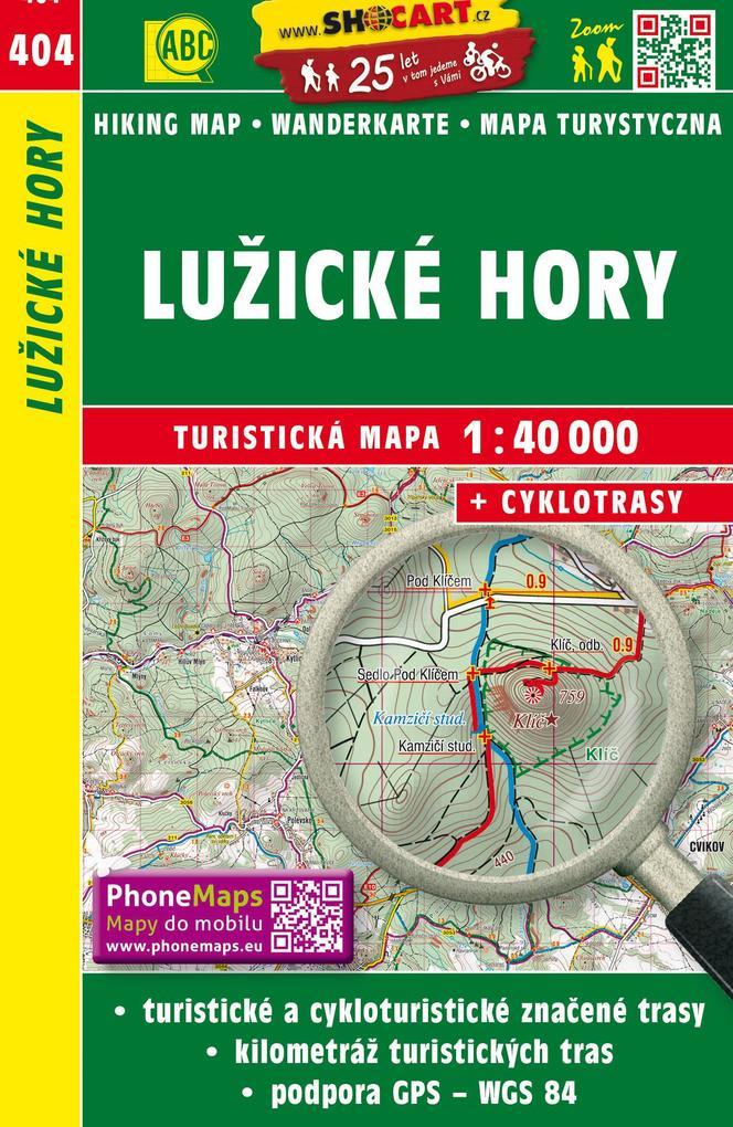 Wanderkarte Tschechien Luzicke hory 1 : 40 000