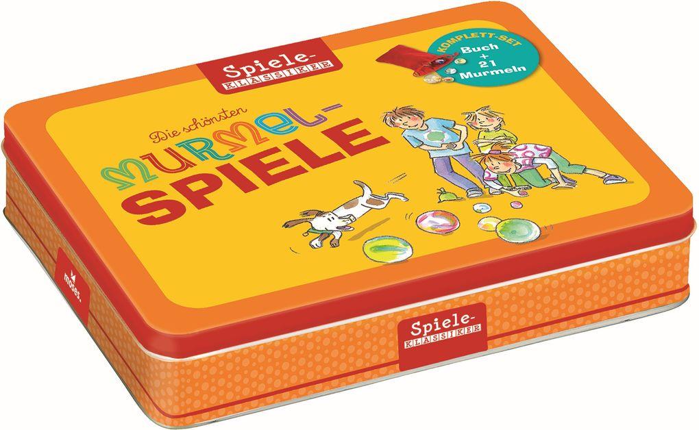 Die schönsten Murmelspiele (Kinderspiel) mit Buch